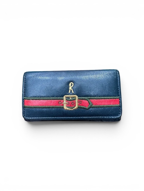 Roberta di Camerino Handbags - Vintage Roberta di Camerino Leather Key Holder Wallet R Logo Belt Motif Italy
